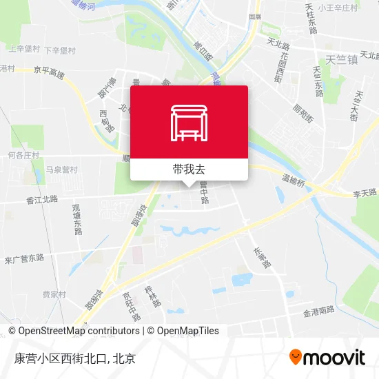 康营小区西街北口地图