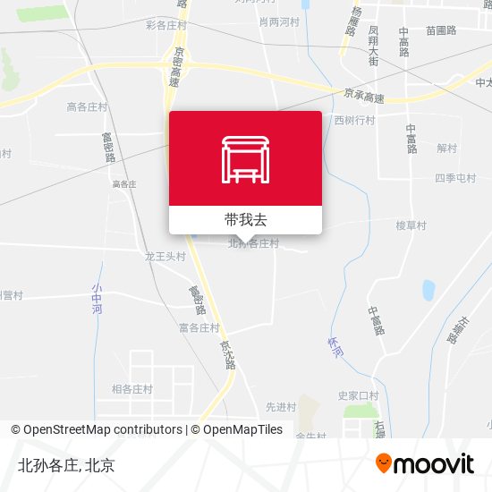 北孙各庄地图