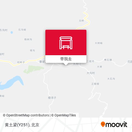 黄土梁(Y251)地图