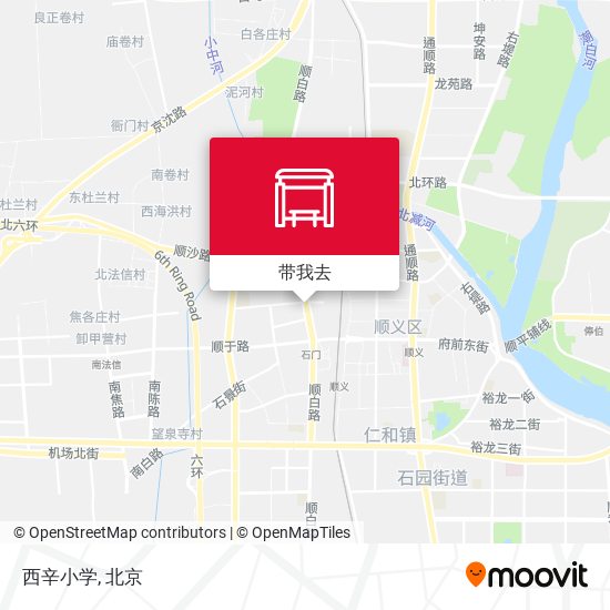 西辛小学地图