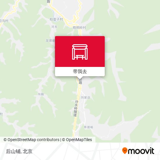后山铺地图