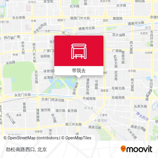 劲松南路西口地图