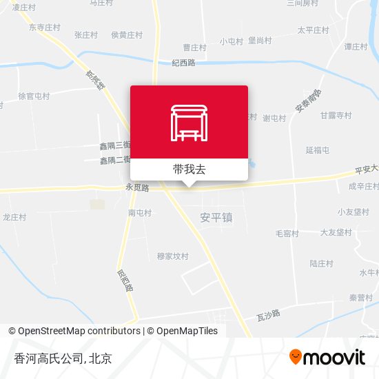 香河高氏公司地图