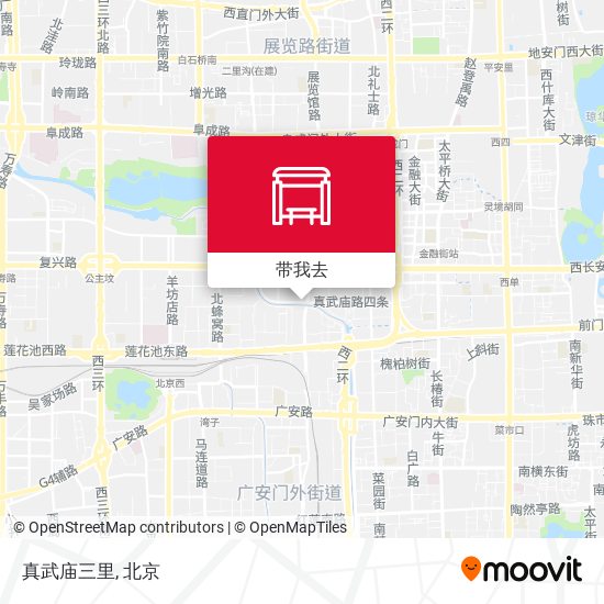 真武庙三里地图