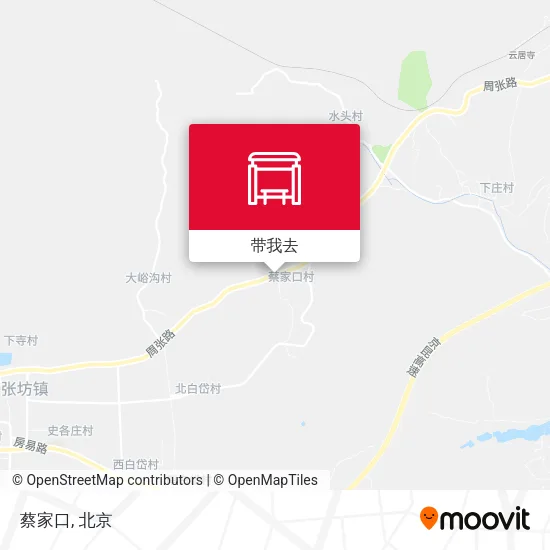 蔡家口地图