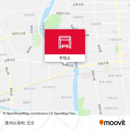 通州白庙村地图