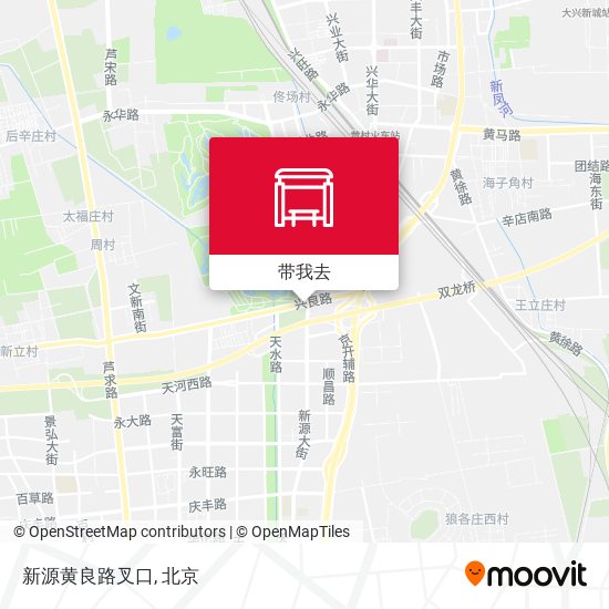新源黄良路叉口地图
