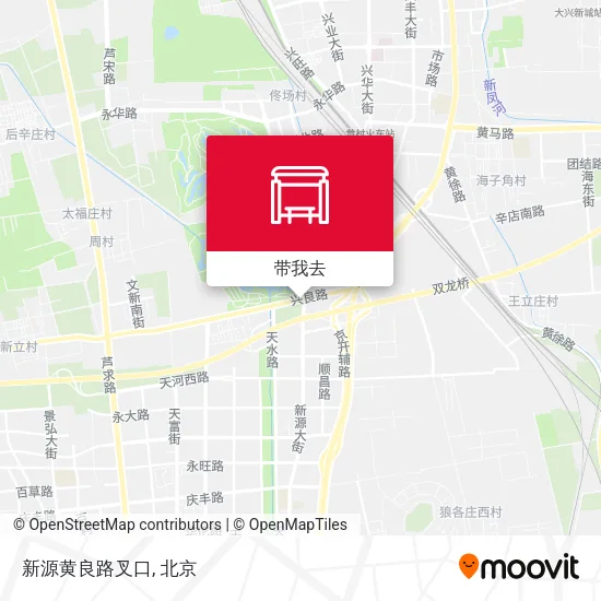 新源黄良路叉口地图