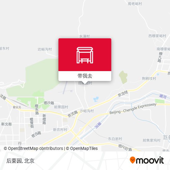后栗园地图
