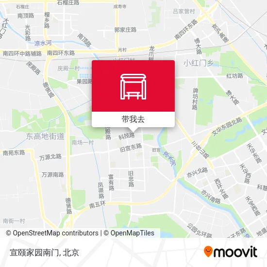 宣颐家园南门地图