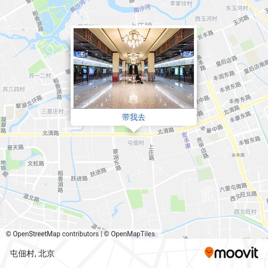 屯佃村地图