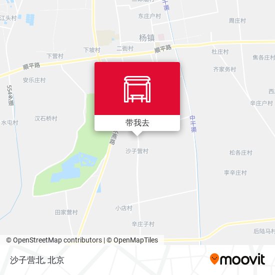 沙子营北地图