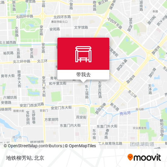 地铁柳芳站地图