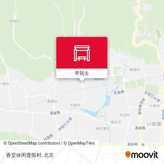 香堂休闲度假村地图