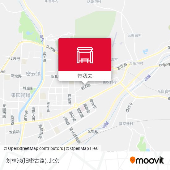 刘林池(旧密古路)地图