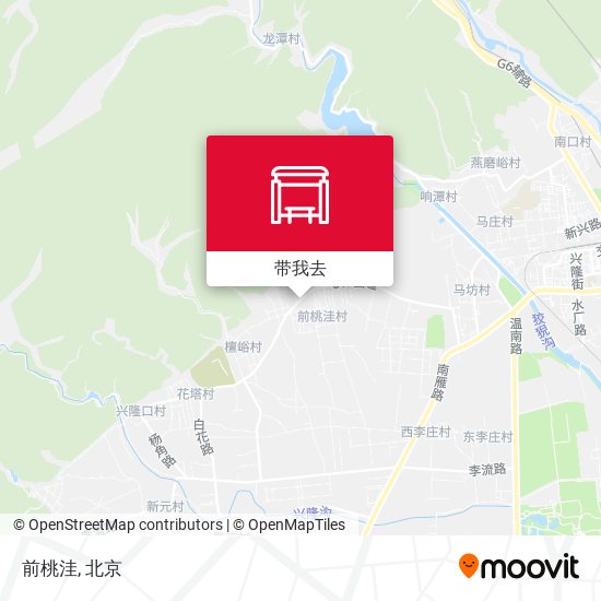 前桃洼地图
