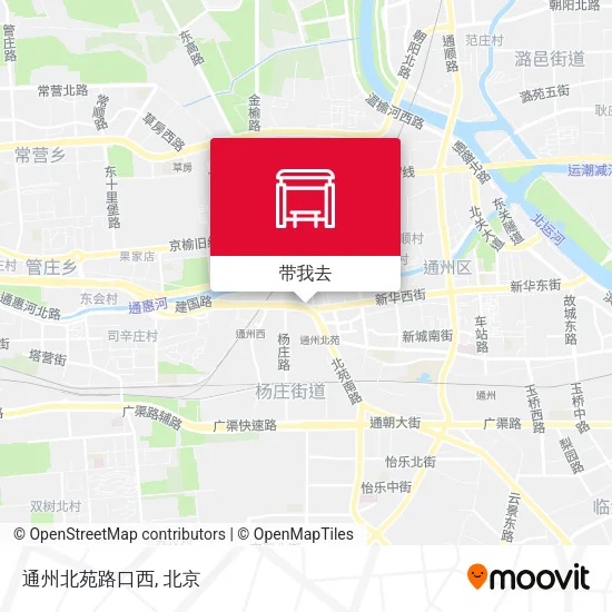通州北苑路口西地图