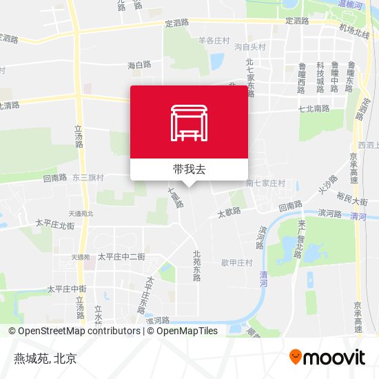燕城苑地图