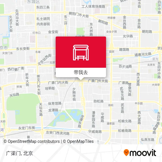 广渠门地图