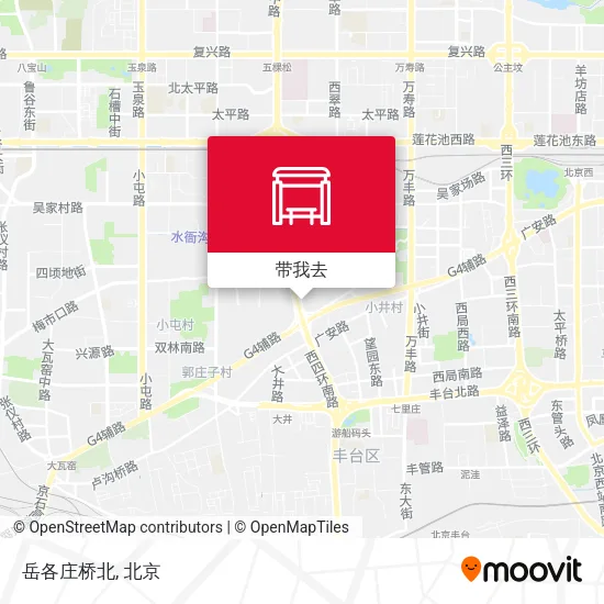岳各庄桥北地图