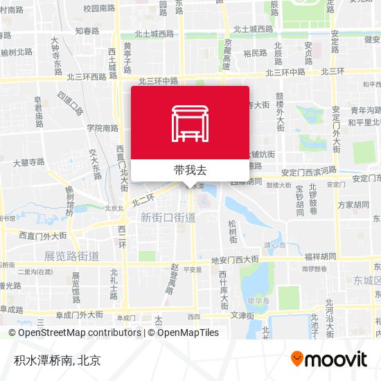 积水潭桥南地图