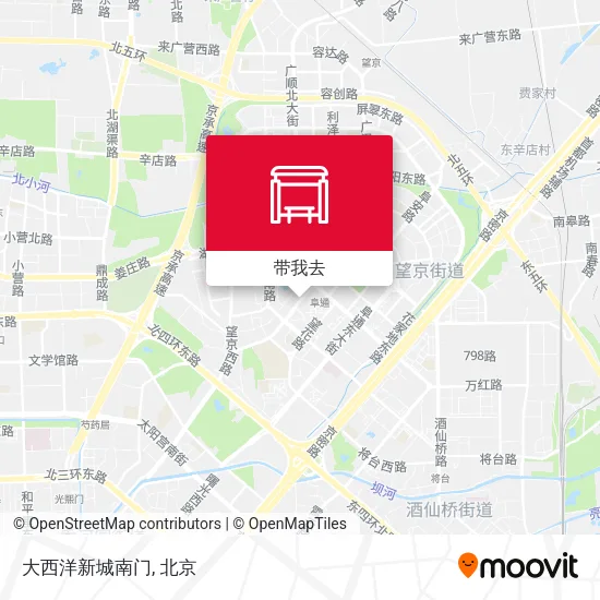 大西洋新城南门地图