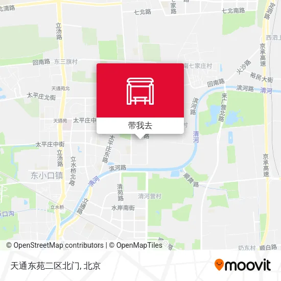 天通东苑二区北门地图