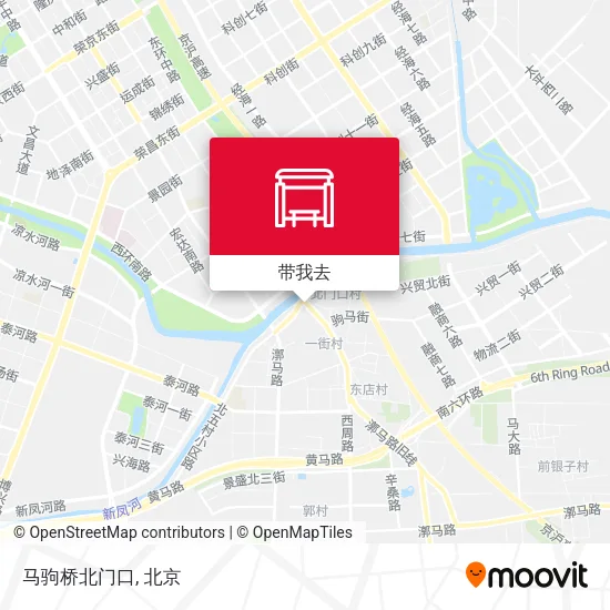 马驹桥北门口地图