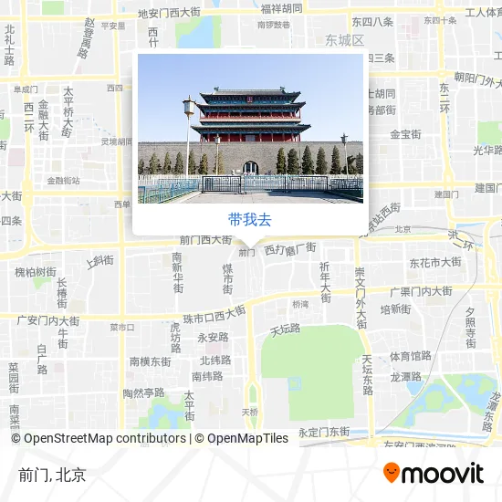 前门地图