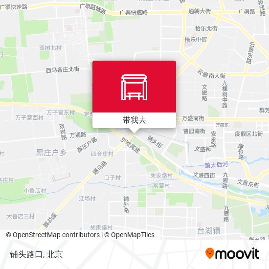 铺头路口地图