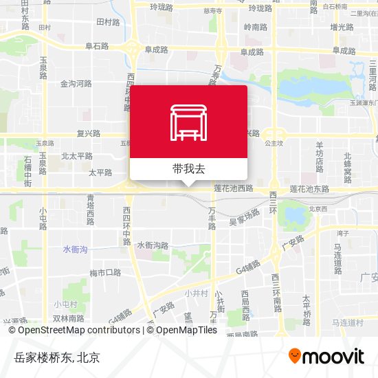 岳家楼桥东地图
