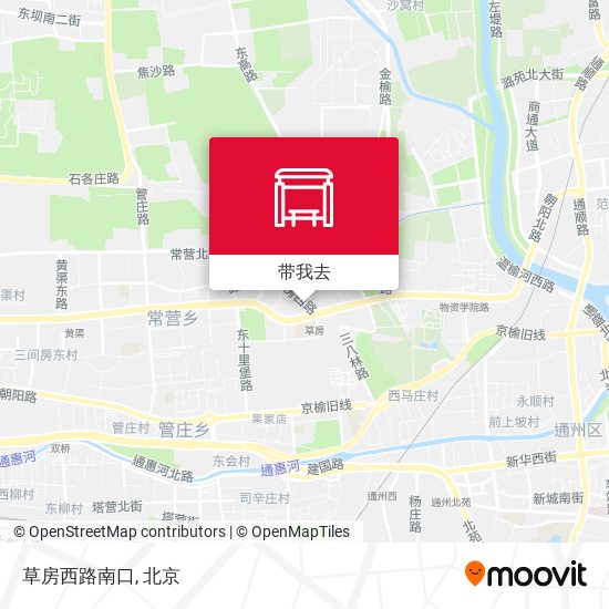 草房西路南口地图