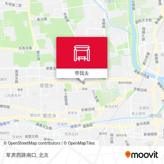 草房西路南口地图