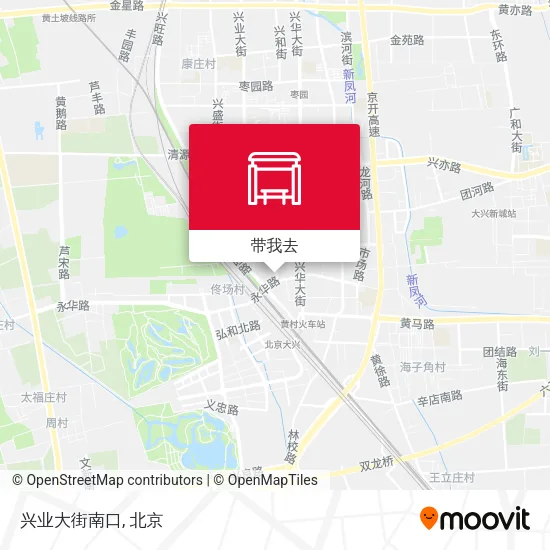 兴业大街南口地图