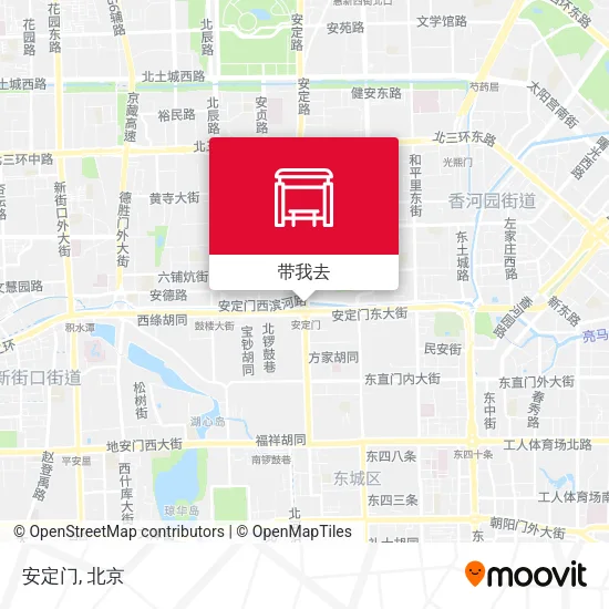 安定门地图