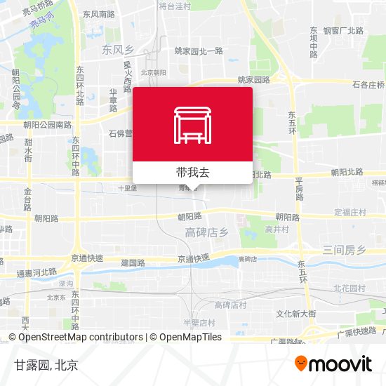 甘露园地图