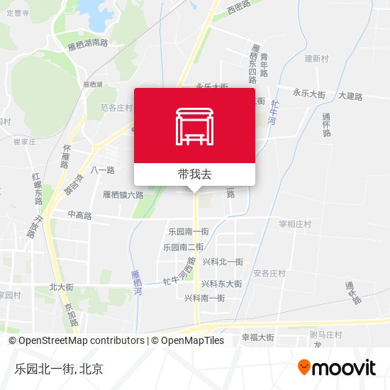 乐园北一街地图