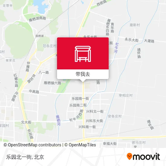 乐园北一街地图