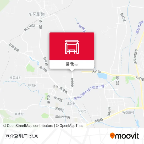 燕化聚酯厂地图