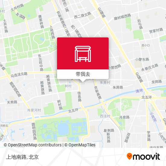 上地南路地图