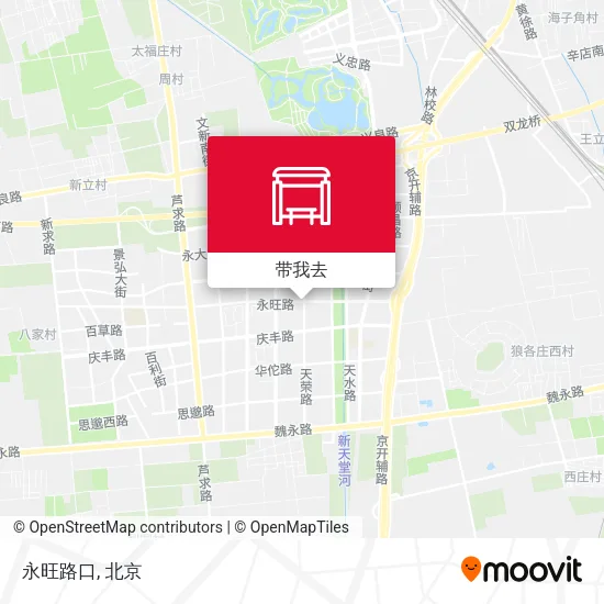 永旺路口地图