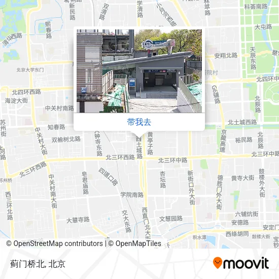 蓟门桥北地图