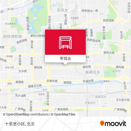 十里堡小区地图