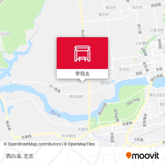 西白庙地图