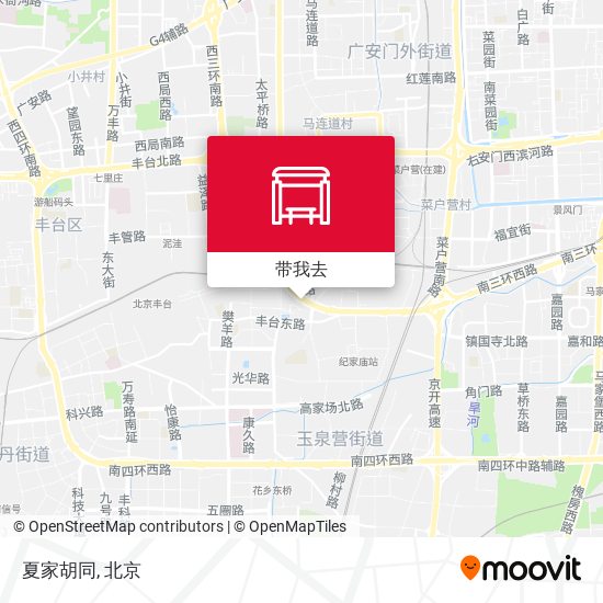 夏家胡同地图