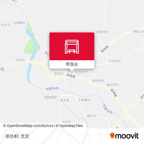 张坊村地图