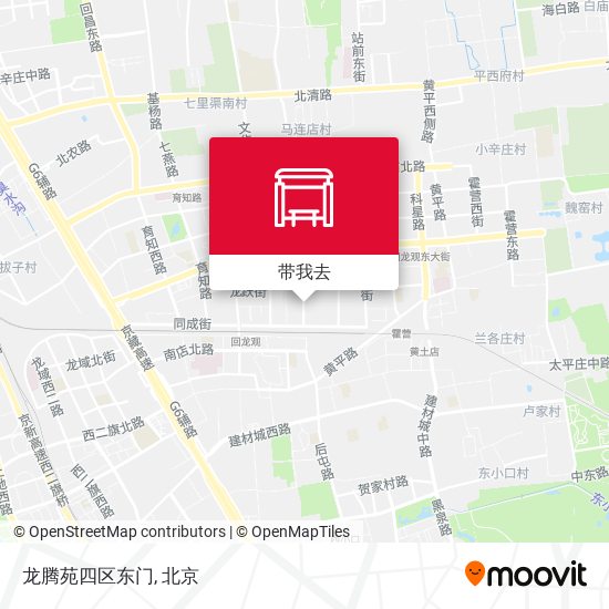 龙腾苑四区东门地图