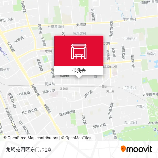 龙腾苑四区东门地图