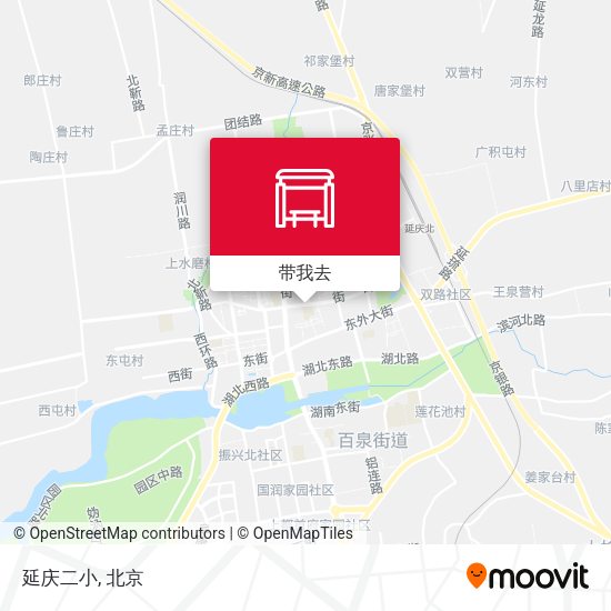延庆二小地图