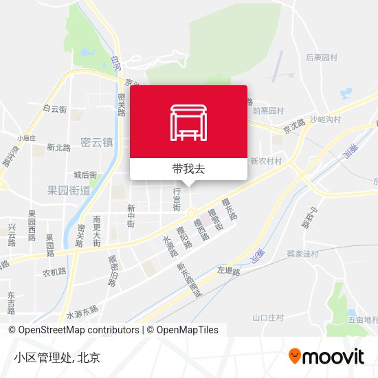 小区管理处地图